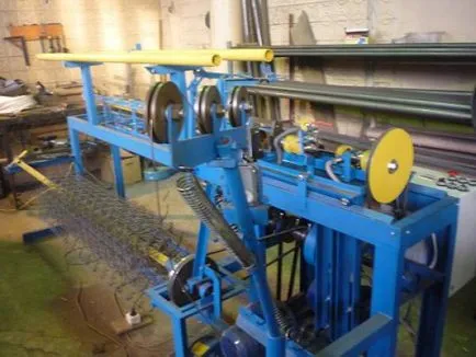 Mașină de fabricare a plasa cu ochiuri (mesh) Mașina pentru producerea de lanț-link-ul de scrimă