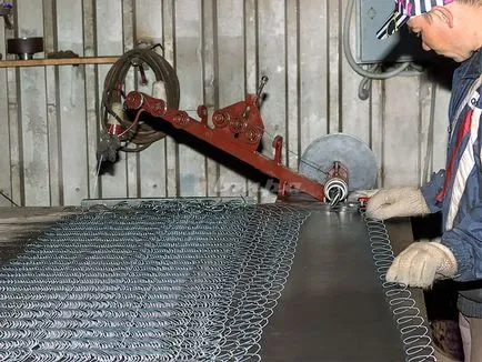 Mașină de fabricare a plasa cu ochiuri (mesh) Mașina pentru producerea de lanț-link-ul de scrimă