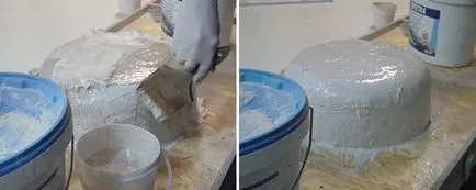 Blaturi din piatra artificiala cu mâinile lor