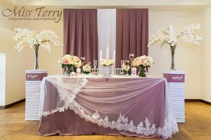 Tabelul de la nunta pentru tineri cum de a decora, idei și fotografii interesante