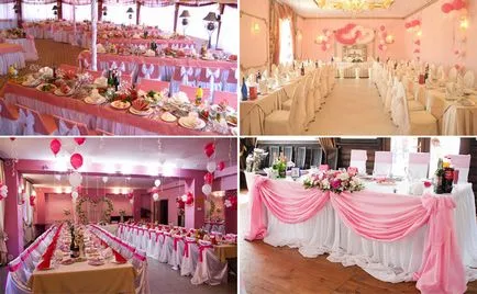 Nunta în decor alb și roz, accesorii si imagini mai mici (nunta alb roz) Nunta în decor alb și roz, accesorii și tineri imagini