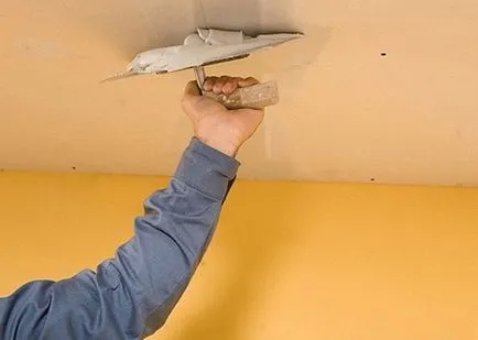 Tencuiți plafon gips-carton pentru pictura cum să