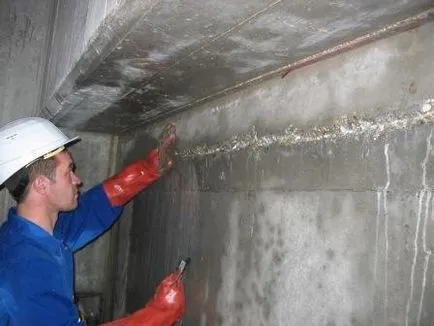 Sutura betonare deosebit de rece, termoshov de lucru (rece) Sutura betonarea deosebit de rece, termoshov de lucru