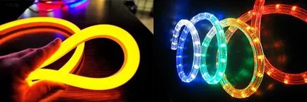 semne iluminate cu mâinile lor