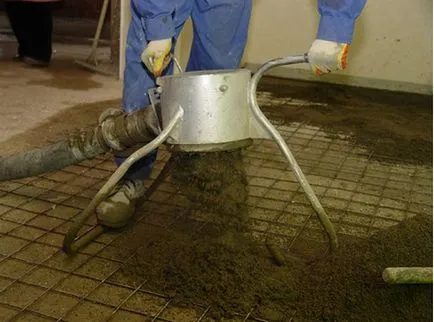 Grosimea șapei deasupra normelor pardoseala