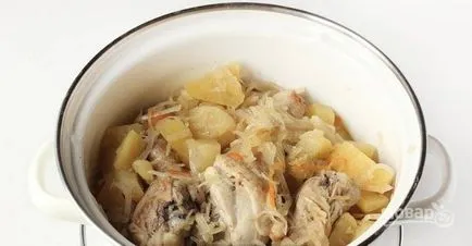 varză acră Fiert cu cartofi - pas cu pas reteta cu fotografii pe (culinare) varză acră Fiert cu cartofi - pas cu pas reteta cu fotografii de pe