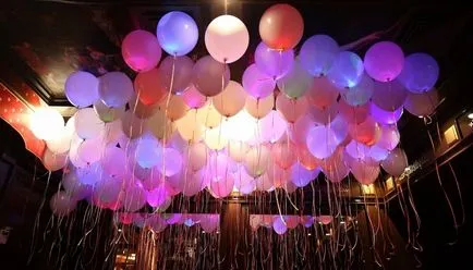 Decorarea sălii pentru baloane nunta idei, fotografii, sfaturi