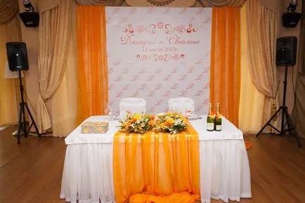 Decorare nunta masa de miri - fotografii (nunta) Decorare nunta de masă miri - fotografie