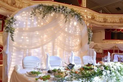 Decorare nunta masa de miri - o fotografie (tapet) Decorare nunta de masă miri - fotografie