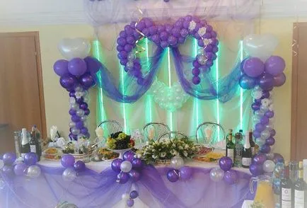 Decorare nunta masa de miri - o fotografie (decor) Decorare nunta de masă miri - fotografie