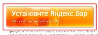 Yandex a instala un bar pentru firefox