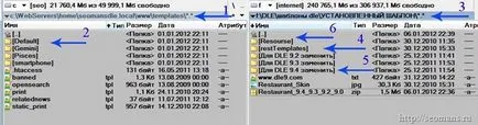 Instalați șablon CMS site-ului DLE