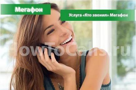 „Cine a numit“ prin megafon - descrierea serviciului, modul de conectare și cum să dezactivați serviciul care a numit (servicii) „Cine a numit“ prin megafon - descrierea serviciului, modul de conectare și cum să dezactivați serviciul care a sunat