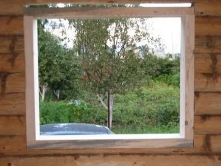 Instalare de ferestre din PVC intr-o casa de lemn