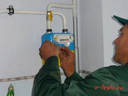 Instalarea contorului de gaz în apartament - instrucțiuni pas (setarea contorului de gaz în apartament) Instalați contor de gaz în apartament - un ghid pas cu pas