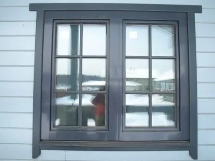Instalare de ferestre din PVC intr-o casa de lemn