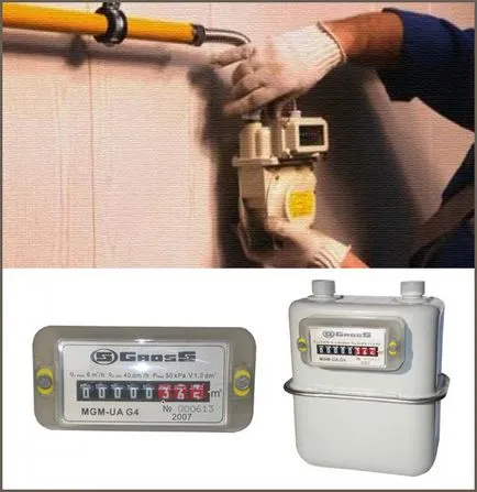Instalarea contorului de gaz în apartament - instrucțiuni pas (setare) Instalați contor de gaz în apartament - un ghid pas cu pas