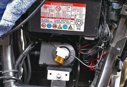 Setarea alarmei pe motocicletă cu mâinile (mâini) Setarea alarmei pe o motocicletă cu mâinile
