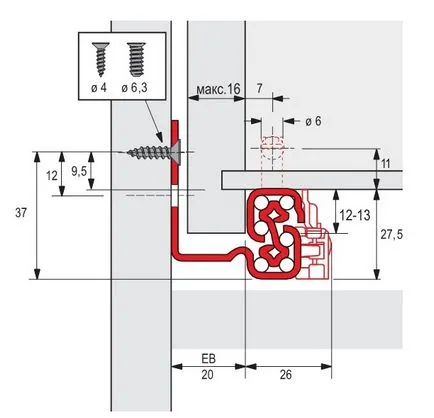 Instalarea sistemului silențios quadro de mobilier Hettich • Ghid • utilitate master