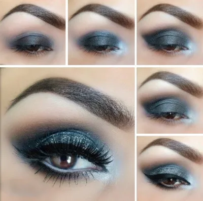 Seara de make-up pentru ochi caprui, la pas cu pas acasă fotografie 2017