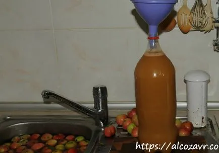 Vin de rețete de mere, cum se face, se va lua