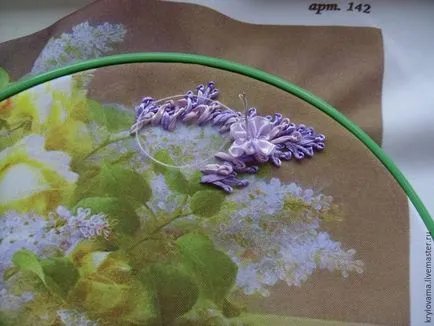 panglici de liliac brodate ușor! meșteșugari Fair - manual, manual (brodate) panglici de liliac brodate ușor! meșteșugari Fair - manual, lucrate manual