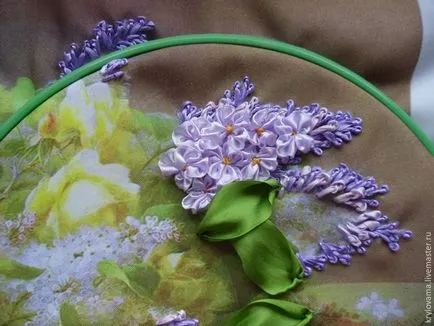 panglici de liliac brodate ușor! meșteșugari Fair - manual, lucrate manual (ață de cusut) panglici de liliac brodate ușor! meșteșugari Fair - manual, lucrate manual