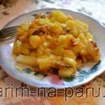 cartofi Delicious în multivarka, 5 rețete pentru a alege, rețete pentru Multivarki (multivarka) cartofi delicioasă în multivarka, 5 rețete pentru a alege, rețete pentru Multivarki