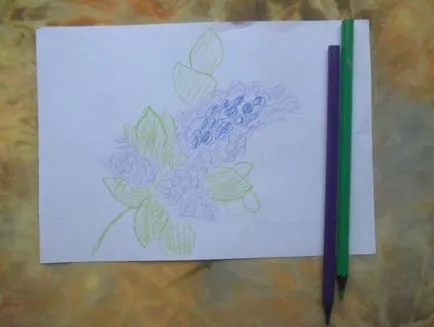 Broderie benzi liliac - o clasă de master cu pas cu pas fotografii pentru incepatori