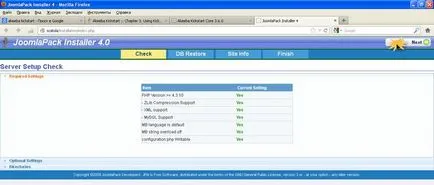 site-ul de recuperare cu joomla prin akeeba Kickstart
