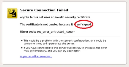 Există o problemă cu certificatul de securitate al site-ului - ce să facă (certificatul) Există o problemă cu certificatul de securitate al site-ului - ce să facă