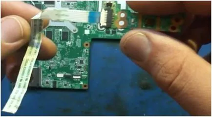 Restaurarea unei bucle plat laptop hp