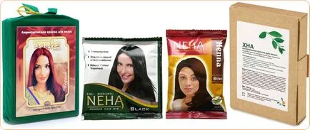 Henna pentru păr, tipuri și nuanțe sale