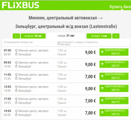 În tine Salzburg - cum să obțineți de transport public și parcare oraș