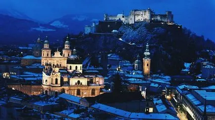 Salzburg, Austria Salzburg este vorba și atracții cu fotografii