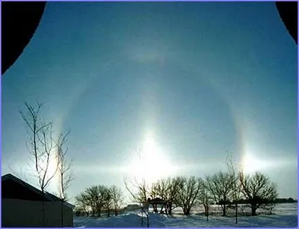 Misterele fenomenelor naturale - Halo, coroanele Parghelia (coroane) Misterele fenomenelor naturale - Halo, coroane Parghelia