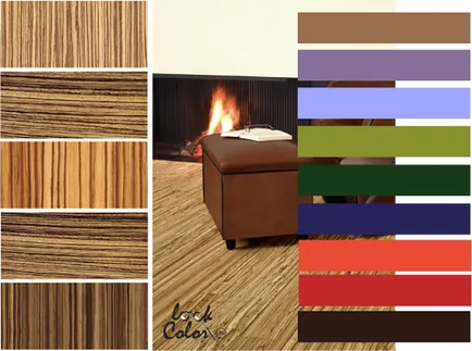 nuanțe Zebrano și se amestecă în interior cu alte culori, lookcolor (Zebrano) nuanțe Zebrano și în amestec cu alte culori de interior, lookcolor