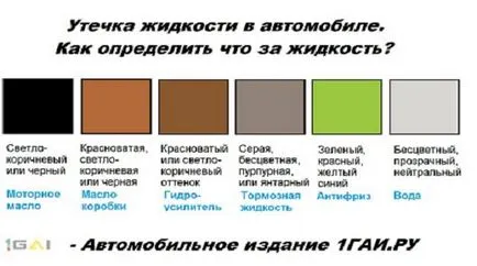 Lichide în mașină 6 lichide în vehicul (auto) Fluid în mașină 6 fluide în mașină