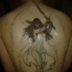 Înțeles tatuaj înger - sensul, istorie, foto (poze) Înțeles înger tatuaj - sensul, istorie, fotografii