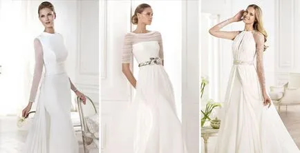 rochii de nunta de iarna 2017, modele de moda și stiluri cu fotografii
