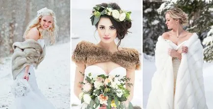 rochii de nunta de iarna 2017, modele de moda și stiluri cu fotografii