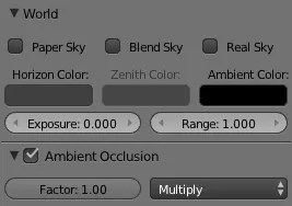 ocluzia Ambient - manual blender