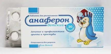 Anaferon - Komorowski comentarii, instrucțiuni de utilizare, prevenirea SARS