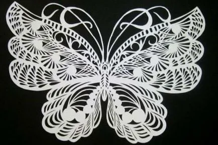 Butterfly de hârtie cu mâinile Masterclass dvs. (foto)