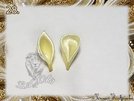 Butterfly de satin în casetele art kanzashi (panglici) Fluture de panglici de satin în kanzashi art