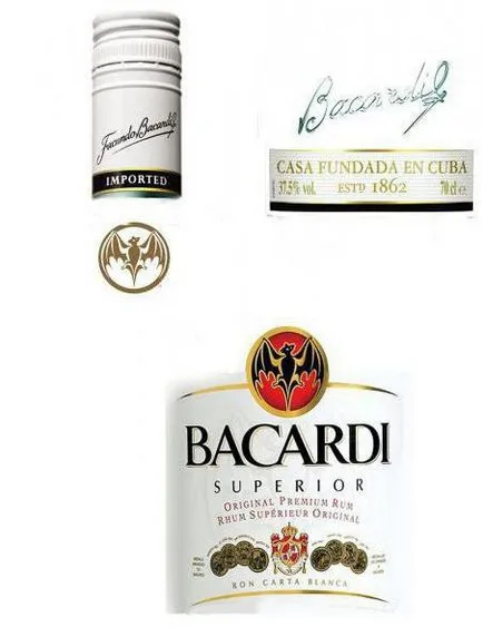 rom alb Bacardi Superior