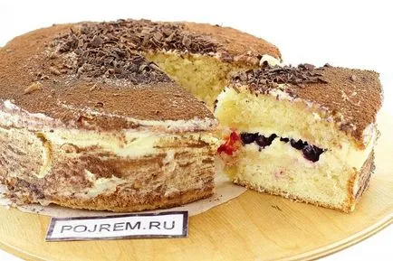 pandișpan la domiciliu - un pas reteta cu pas - pas cu pas reteta pentru modul de a găti cu fotografii