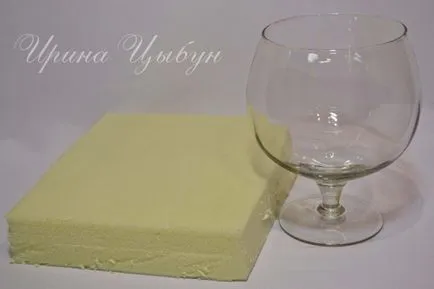 Buchet de dulciuri pe sticla