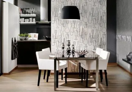 Cum de a decora un perete în bucătărie, selectați un material decorativ, fotografii de interior (foto) Cum de a decora un perete în bucătărie, selectați un material decorativ, fotografie interior