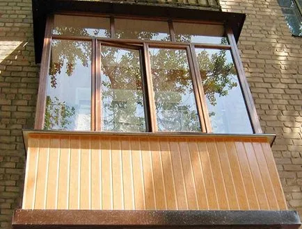 Balconul căptuși exterior - în special fotografii, cum să arma Decoratori, preț și în cazul în care pentru a cumpăra materiale